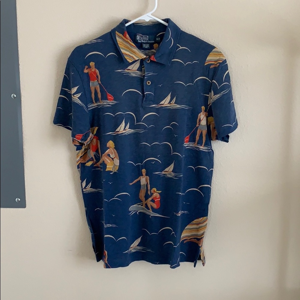 Polo Surfer print shirt